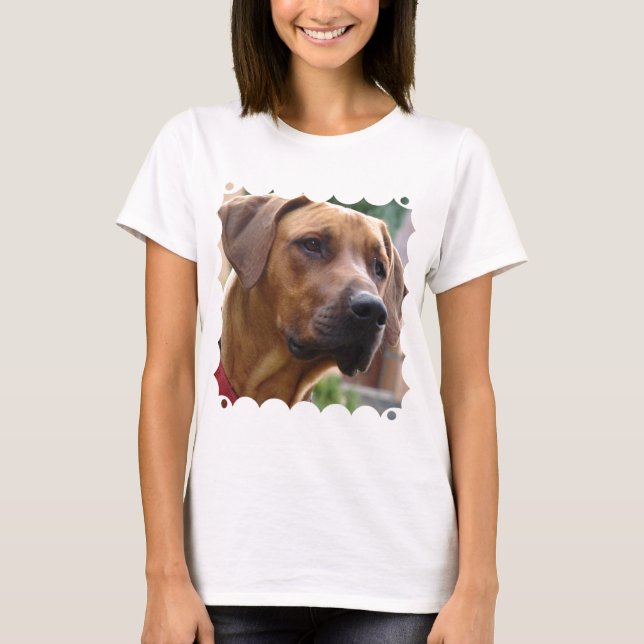 Rhodesian Ridgeback Damen-angepasster T - Shirt (Vorderseite)