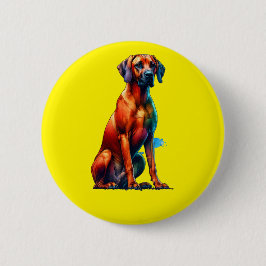 Rhodesian Ridgeback Dog Button