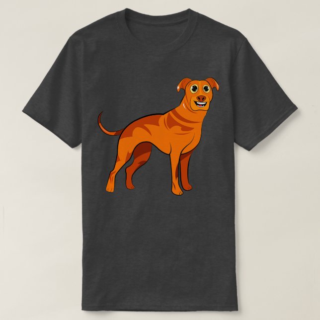 Rhodesian Ridgeback Dog T-Shirt (Design vorne)