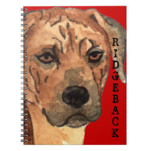 Rhodesian Ridgeback Farbblock Notizblock