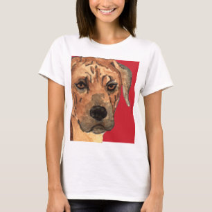 Rhodesian Ridgeback Farbblock T-Shirt