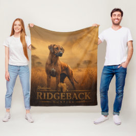 Rhodesian Ridgeback Fleecedecke