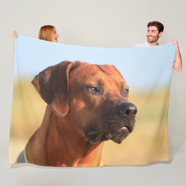 RHODESIAN RIDGEBACK FLEECEDECKE (Beispiel)
