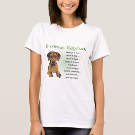 Rhodesian Ridgeback Geschenke T-Shirt