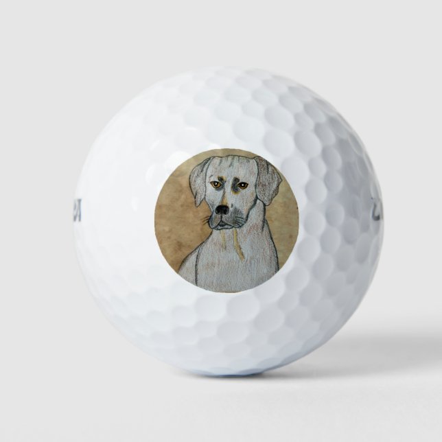 Rhodesian Ridgeback Golfball (Vorderseite)
