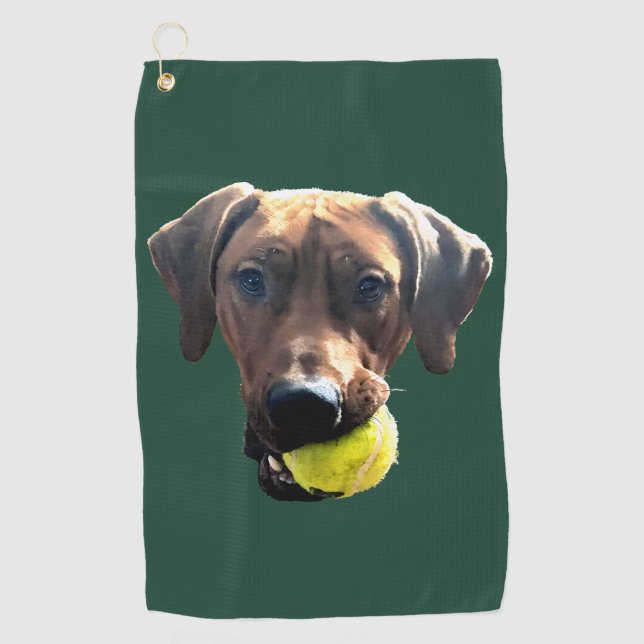 Rhodesian Ridgeback Golfhandtuch (Vorderseite)