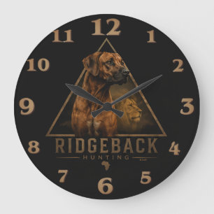 Rhodesian Ridgeback Große Wanduhr