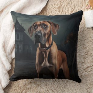 Rhodesian Ridgeback Halloween Gruselig Kissen