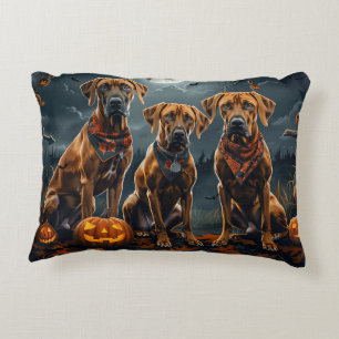 Rhodesian Ridgeback Halloween Spooky Dekokissen