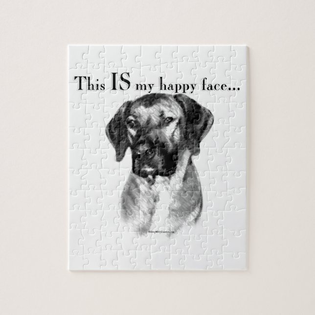 Rhodesian Ridgeback Happy Face (Vertikal)
