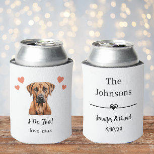 Rhodesian Ridgeback Haustier Wedding Can Cooler Dosenkühler