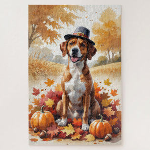Rhodesian Ridgeback Herbstblätter Thanksgiving Kun