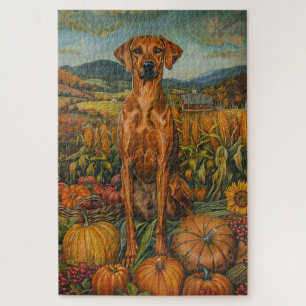 Rhodesian Ridgeback Herbsternte Erntedankfest