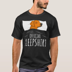 Rhodesian Ridgeback Hund Offizielles Schlafshirt T-Shirt