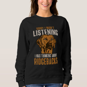 Rhodesian Ridgeback-Hund Sweatshirt