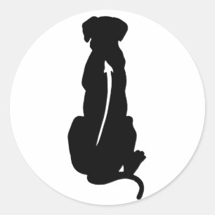 Rhodesian Ridgeback Hundezucht-Dorn Runder Aufkleber