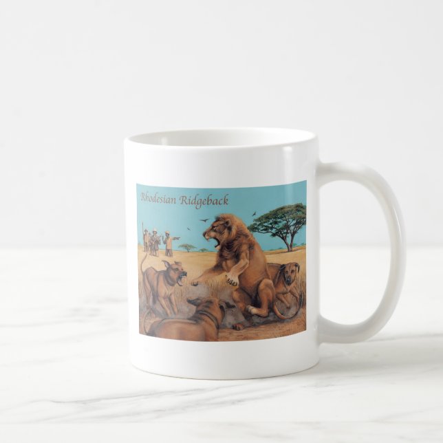 Rhodesian Ridgeback Kaffeetasse (Rechts)