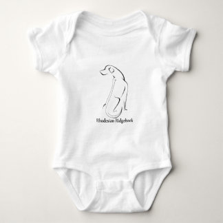 Rhodesian Ridgeback Kleid Baby Strampler