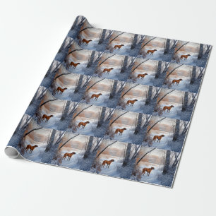 Rhodesian Ridgeback Let It Snow Christmas Geschenkpapier