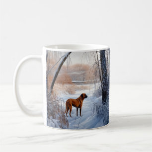 Rhodesian Ridgeback Let It Snow Christmas Kaffeetasse