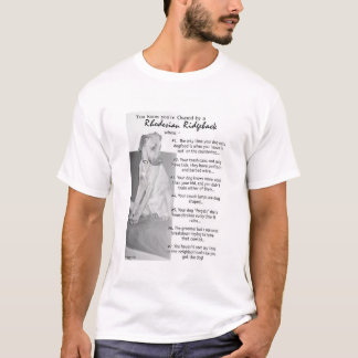 Rhodesian Ridgeback Liebhaber/Inhaber-T - Shirt
