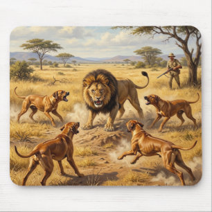 Rhodesian Ridgeback Löwenhund Kunst Mousepad