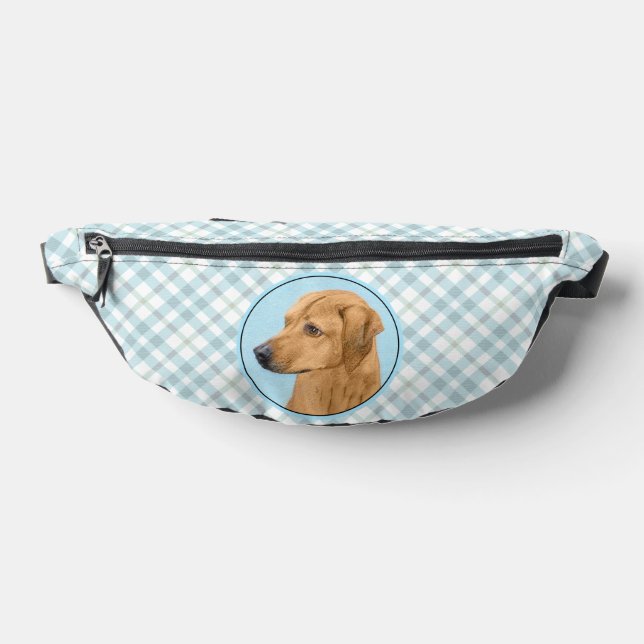 Rhodesian Ridgeback Malerei Red Wheaten Dog Art Bauchtasche (Ablage )