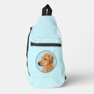 Rhodesian Ridgeback Malerei Red Wheaten Dog Art Crossbody Bag