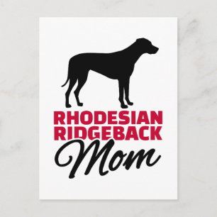 Rhodesian Ridgeback Mama Postkarte