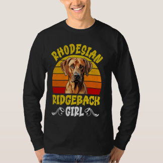 RHODESIAN RIDGEBACK MIRL Vintag Hund Mama Ridgebac T-Shirt