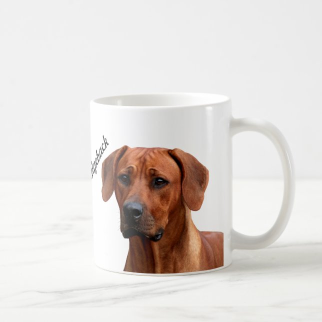 Rhodesian Ridgeback mok Kaffeetasse (Rechts)