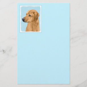 Rhodesian Ridgeback Painting - Original Dog Art Briefpapier
