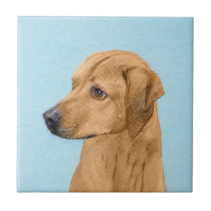 Rhodesian Ridgeback Painting - Original Dog Art Fliese