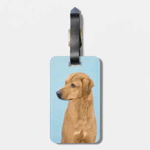 Rhodesian Ridgeback Painting - Original Dog Art Gepäckanhänger