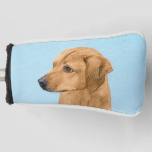Rhodesian Ridgeback Painting - Original Dog Art Golf Headcover