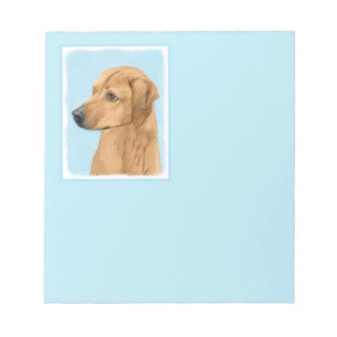 Rhodesian Ridgeback Painting - Original Dog Art Notizblock