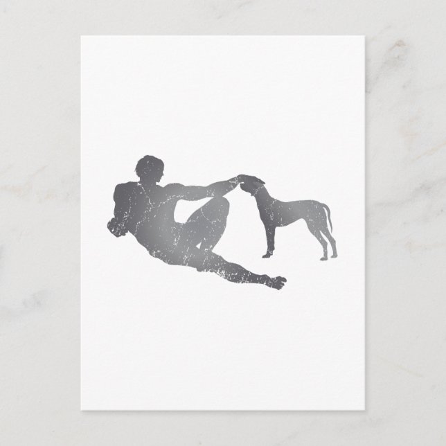 Rhodesian Ridgeback Postkarte (Vorderseite)