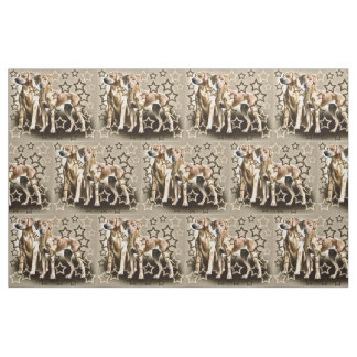 Rhodesian Ridgeback Star Fabric Stoff