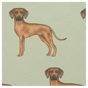 Rhodesian Ridgeback Süßer Afrikanischer Löwenhund  Stoff