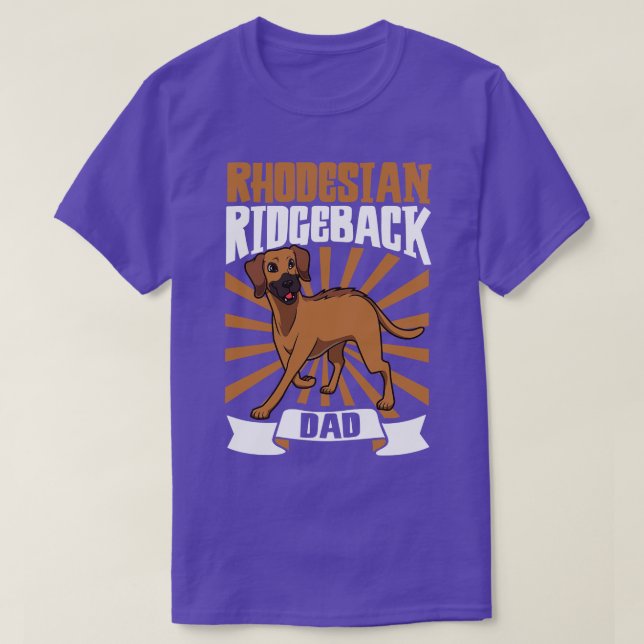 Rhodesian Ridgeback Vater Rhodesian Ridgeback T-Shirt (Design vorne)