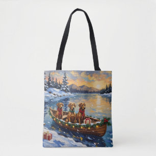 Rhodesian Ridgeback Weihnachtsboot Urlaub Tasche