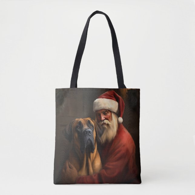Rhodesian Ridgeback Weihnachtsfeiertag Tasche (Vorderseite)