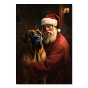 Rhodesian Ridgeback Weihnachtsfeiertag Tischnummer