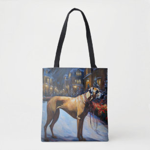 Rhodesian Ridgeback Weihnachtsfestzeit Tasche
