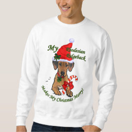 Rhodesian Ridgeback Weihnachtsgeschenke Sweatshirt