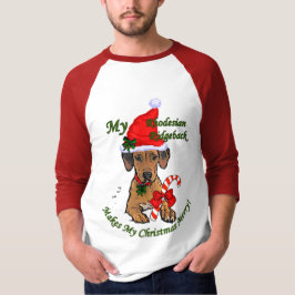 Rhodesian Ridgeback Weihnachtsgeschenke T-Shirt