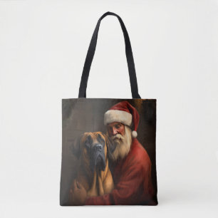 Rhodesian Ridgeback Weihnachtsmann Festliches Weih Tasche