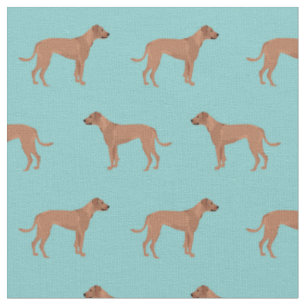 Rhodesier Rassack Hund Blau Stoff