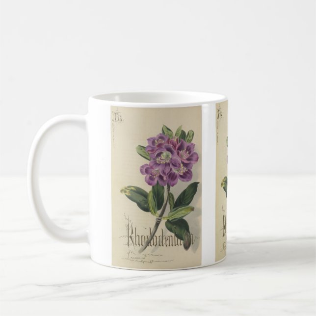 Rhododendon von Paul Jerrard Kaffeetasse (Links)