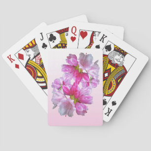 Rhododendron Blume Kartenspielen Spielkarten